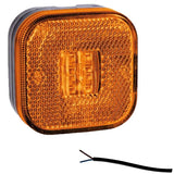 Feu de position LED ambre | 12-24v | câble de 50cm. | M10MV-900A