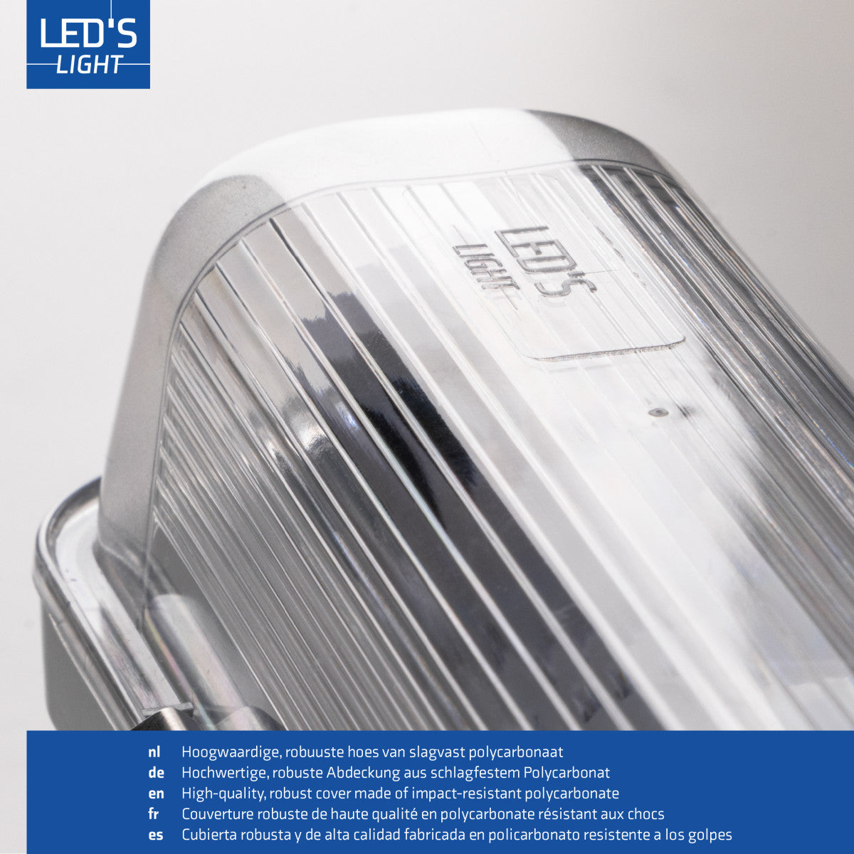 LED Vochtbestendig armatuur 120cm - 2130 lumen - 11.5W - Koelwit 4000K - IP65 - IK08 - Inclusief LED buis - 2 stuks