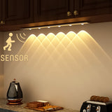 EasyFix Kastverlichting met Bewegingssensor - RGB functie - 6 lichtpunten - Draadloos en oplaadbaar (USB-C) - 68,5 cm