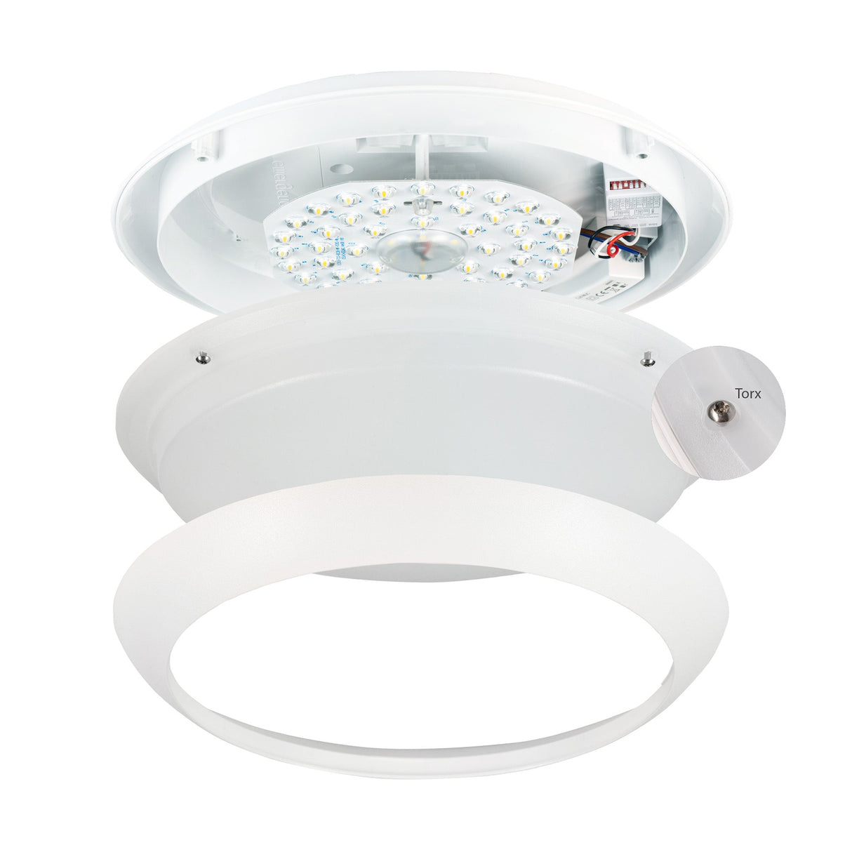 LED Plafondlamp 2050 lumen - 15W - 3 Lichtkleur Instelbaar - IP66 Waterdicht - 30cm
