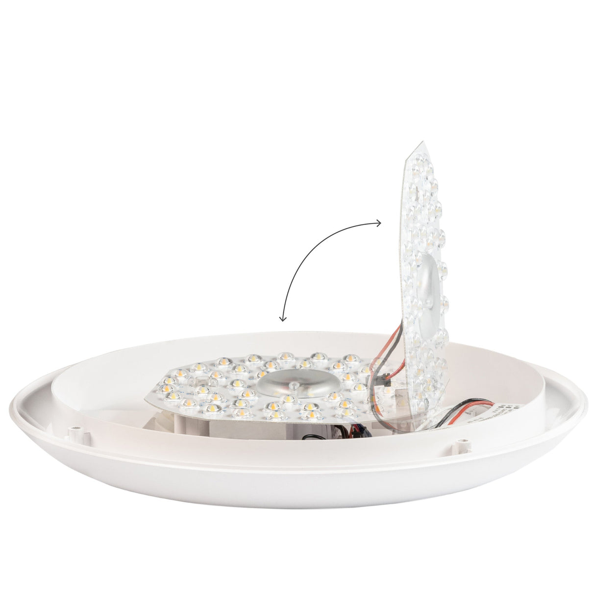 LED Plafondlamp 2050 lumen - 15W - 3 Lichtkleur Instelbaar - IP66 Waterdicht - 30cm