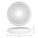 LED Plafondlamp 2050 lumen - 15W - 3 Lichtkleur Instelbaar - IP66 Waterdicht - 30cm