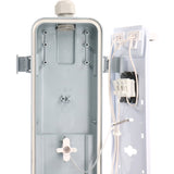 Luminaire LED étanche à l'humidité 60cm double - 2220 lumen - 12W - Blanc froid 4000K - IP65 - IK08 - 2 tubes LED inclus