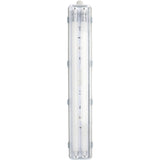 Luminaire LED étanche à l'humidité 60cm double - 2220 lumen - 12W - Blanc froid 4000K - IP65 - IK08 - 2 tubes LED inclus