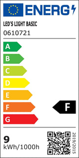LED TL Buis 860 lumen - 9W - Koelwit 4000K - G13 Fitting 60cm - IP20