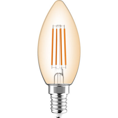 LED Filament Kaarslamp 470 lumen - 4,5W - 2700K - E14 - Helder Glas