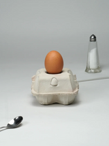 EggboxLAMP Classic LED lamp met eivorm, beige kleur, rondom zacht licht voor huisdecoratie