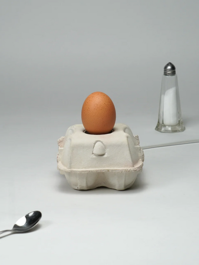 EggboxLAMP Classic LED lamp met eivorm, beige kleur, rondom zacht licht voor huisdecoratie