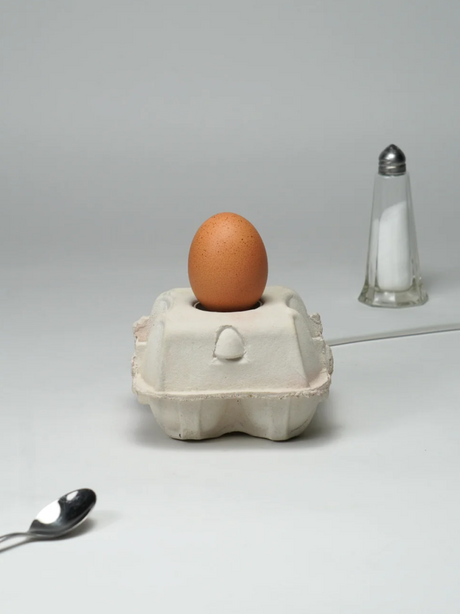 EggboxLAMP Classic LED lamp met eivorm, beige kleur, rondom zacht licht voor huisdecoratie
