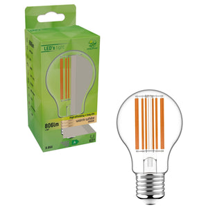 Ultra LED Filament lamp E27 - Energielabel A - Transparant - 3.8W = 60W