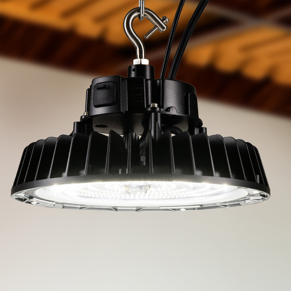 High Bay LED 200W - 30000 Lumen - 3000K/4000K/5000K - IP65 - Dimbaar met Schakelaar