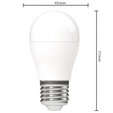LED Kogellamp 470 lumen - 2.9W - 3000K - E27 - Opaal - Elite