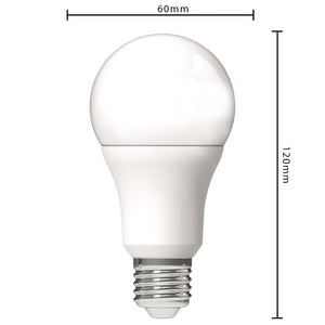 LED Peerlamp - E27 - Warmwit 3000K - 806 lumen - 4,9W - Opaal - A60 - 230V