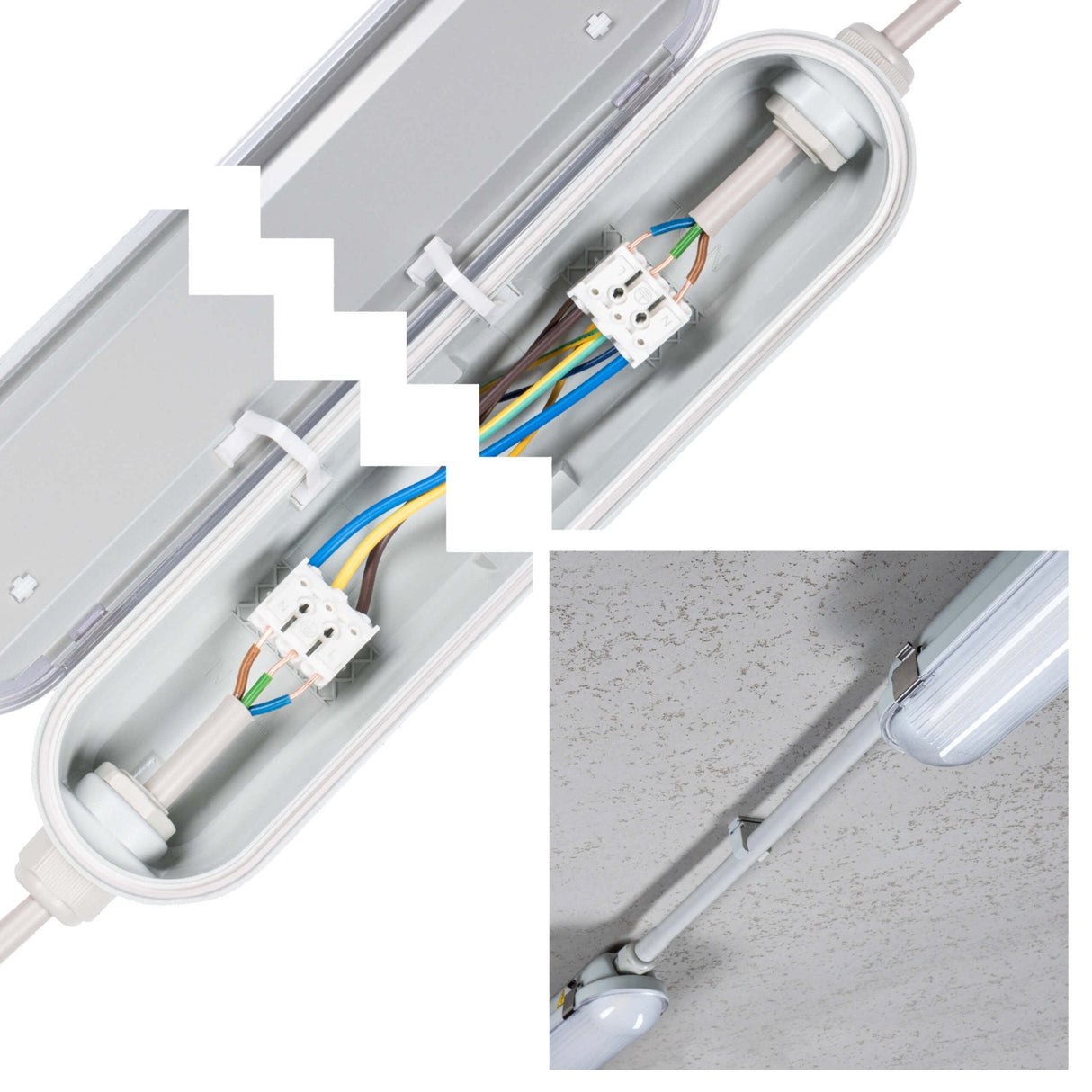 LED TL Armatuur 5400 Lumen - 30W - Koelwit 4000K - 120cm - IP65 - IK08 - Dimbaar - 2 Stuks