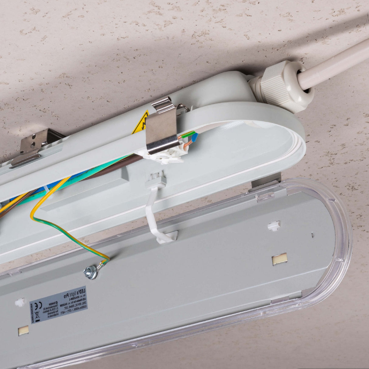 LED Vochtbestendig armatuur 5400 Lumen - 30W - 4000K Koelwit - IP65 - IK08 - 120cm - 4 stuks