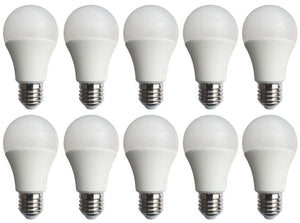 Ampoule à incandescence E27 10 pièces | ampoule LED A60 9W=70-75W | blanc froid 4000K