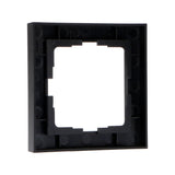 Enkel frame zwart voor wandcontactdoos - 55 x 55 mm