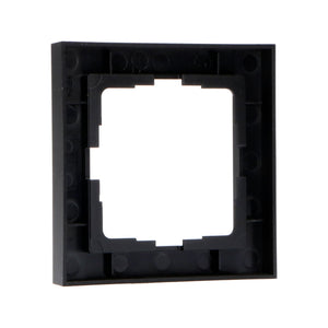 Enkel frame zwart voor wandcontactdoos - 55 x 55 mm