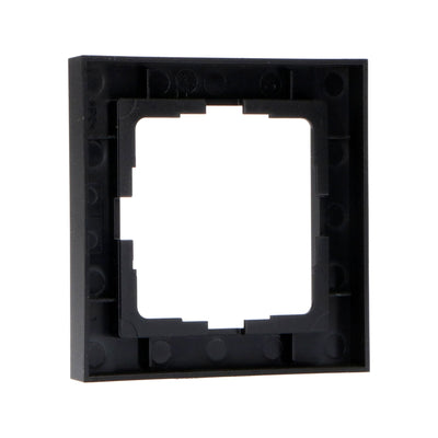 Enkel frame zwart voor wandcontactdoos - 55 x 55 mm