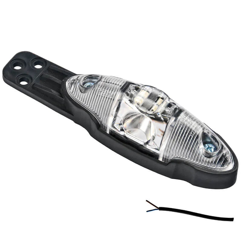 Feu de gabarit LED compact | 12-36v | câble de 50cm | MB-1550RW