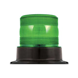 LED Flits Zwaailamp Groen - R10 Keur - 10-30V - IP67 Waterdicht - DIN-Montagebasis