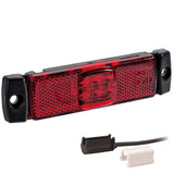 LED markeringslicht rood | 12-24v | 1,5mm². connector | M10MV-120R