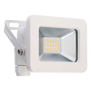 Projecteur LED blanc froid 4000K - 10W 1100 lumens - IP65 étanche - blanc
