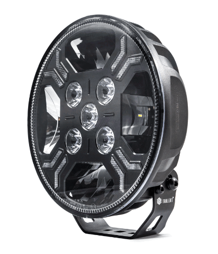 Feu LED Ypsilon 9 LED ambre/blanc avec clignotant 7850lm / câble de 3m | WD-12078.1
