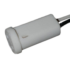 Fitting, LED lamp fitting, G4 fitting porselein, 18cm snoer, wit