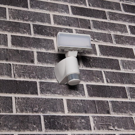 LED Schijnwerper met Bewegingssensor - 1400 lumen - Koelwit 4000K - Wit