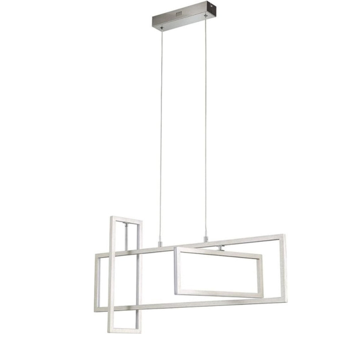 Frame LED Hanglamp - Draaibaar warm wit licht - In hoogte verstelbaar - Vierkant