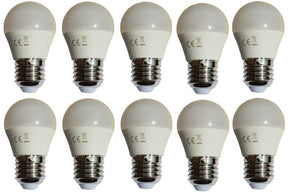 G45 ampoule globe 10 pièces | Ampoule LED E27 6 W=50 W | blanc lumière du jour 6400 K - LEDPLANET.NL