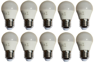 Ampoule sphérique G45 10 pièces | ampoule LED E27 6W=50W | blanc lumière du jour 6400K