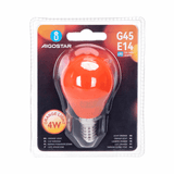 G45 kogellamp 5 stuks | E14 LED lamp 4W=30W gloeilamp | oranje licht - LEDPLANET.NL