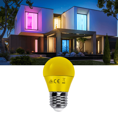 Ampoules globe G45, lot de 5 | Ampoule LED E27 4 W = ampoule à incandescence 30 W | lumière jaune - LEDPLANET.NL