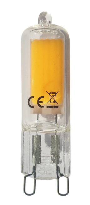 Ampoule G9 | LED 2 W = halogène 20 W | blanc chaud COB 3000 K | 230 V - LEDPLANET.NL
