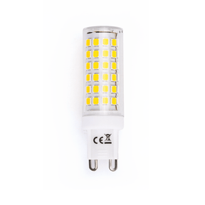 G9 steeklampje, LED 6W=48W halogeen, warmwit 3000K, 230V