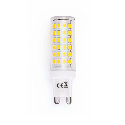 G9 steeklampje, LED 6W=48W halogeen, warmwit 3000K, 230V