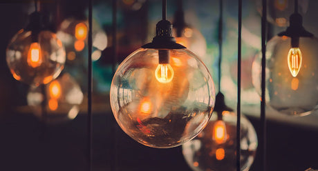Ampoule globe G125 - E27 - verre ambré | 8W=51W | filament flamme 2200K - LEDPLANET.NL