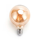 Globe gloeilamp G95 - E27 - amber glas | 8W=51W | flame filament 2200K - LEDPLANET.NL