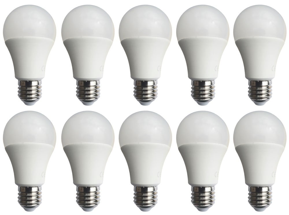 Gloeilamp E27 10 stuks | A60 LED 20W=120W traditioneel licht - 1900 Lumen | warmwit 3000K - LEDPLANET.NL