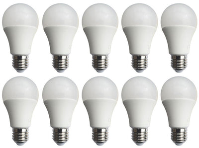 Ampoules E27, 10 pièces | Ampoule LED A60 10 W = 80 W | blanc chaud 3000 K - LEDPLANET.NL