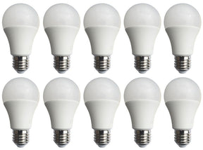 Gloeilamp E27 10 stuks, A60 LED lamp 10W=85W, daglichtwit 6400K