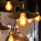 Ampoule E27 10 pièces | LED 8 W=63 W blanc chaud | 850 lumens - 2200 K - verre ambré - LEDPLANET.NL