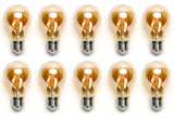 Ampoule E27 10 pièces | LED 8 W=63 W blanc chaud | 850 lumens - 2200 K - verre ambré - LEDPLANET.NL