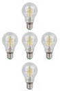 Gloeilamp E27 5 stuks | LED 6W=60W halogeen vervanger | daglichtwit filament 6500K - LEDPLANET.NL