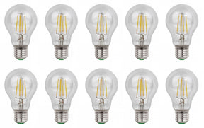 Ampoule E27 A60 10 pièces | LED 6W=60W lumière traditionnelle - 700 lumens | blanc lumière du jour 6500K - LEDPLANET.NL