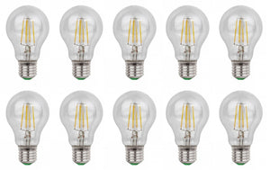 Gloeilamp E27 A60 10 stuks | LED 6W=60W traditioneel licht - 700 Lumen | daglichtwit 6500K
