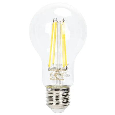 Ampoule E27 à intensité variable, blanc lumière du jour | A60 LED 6 W~600 lm=éclairage halogène 51 W | verre transparent - 6500 K - LEDPLANET.NL