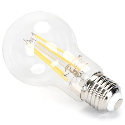 LED lamp E27 dimbaar helder glas, 6W vervangt 51W, warmwit 2700K